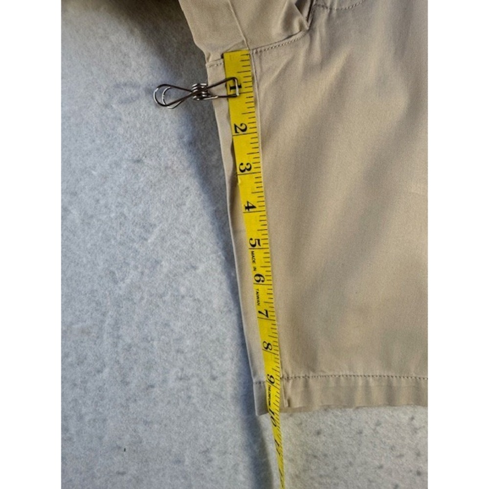 Old Navy Chino Shorts Mens 30 Khaki Tan Slim Flat Front 10" Inseam Preppy NWT - Picture 8 of 8